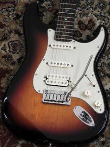 Fender American Deluxe Stratocaster HSS (3-Tone Sunburst) Electric Free Shipping