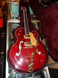 Gretsch G6136TFM-Dchy Limited Edition Falcon Hollow Body with Case Dark Cherry R