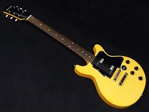 Edwards E-LS-115LT/DC TV Yellow w/soft case F/S Guiter Bass From JAPAN #X1026