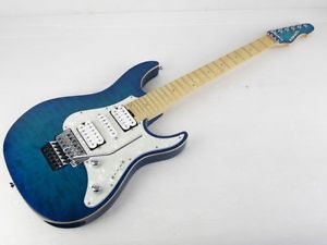 Excellent! ESP Japan -Edwards- Snapper Guitar E-SN-150FR Aqua Marine Blue 24f