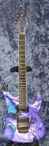 SPEAR GIADIUS PURPLE SWIRL Electric Guitar EMS Shipping Tracking Number