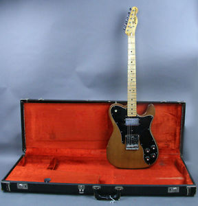 1974 Fender Telecaster Custom Vintage Electric Guitar Mocha Tele OHSC rare