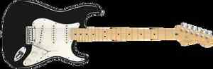 Fender American Standard Stratocaster, Black, Maple