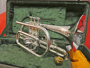 mint Besson Sovereign cornet, gold Denis Wick mpc