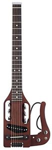 Traveler Guitar PRO BRN Pro-Series Hybrid Acoustic/Electric Guitar with Gig Bag,