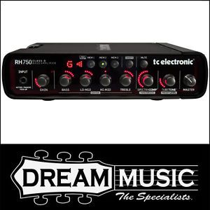 TC Electronic RH750 Compact Amp Head w/ Presets Bass Guitar Amplifier RRP$2109