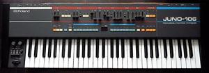 Roland Juno 106 Vintage Analog Synth Keyboard / Full Pro Service / Excellent