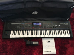 Beautiful goods Roland JUNO STAGE synthesizer 76 keyboard soft case manual JAPAN