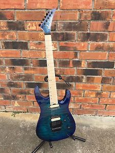 Jackson DK2QM Chlorine Burst Electric Guitar w/  Jackson OHSC + STRINGS!