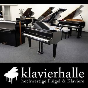 Exklusiver Weiss Design Flügel in neuwertiger Optik, M165, schwarz/chrom poliert