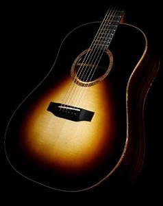 Bedell Coffee House Dreadnought Acoustic/Electric Guitar Espresso Sunburst