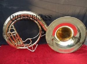 CHRISTMAS GIFT SOUSAPHONE_25" VALVE BIG-TUBAMADE OF/FULL BRASS W/bag"BRASS FIN
