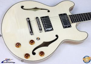 Eastman T184MX-BD Thinline Electric Guitar w/ HSC Blonde Duncan Pups NEW #34815