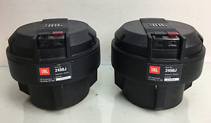 JBL 2450J 16-ohm Neodymium Horn Drivers w/ Genuine JBL Diaphragms DCRs 7.7 / 7.5