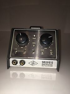 Universal Audio SOLO/610 Classic Vacuum Tube Mic Pre & DI Box