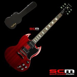 WITH EPIPHONE CASE! EPIPHONE SG G-400 PRO CHERRY G400 PRO ELECTRIC GUITAR NEW