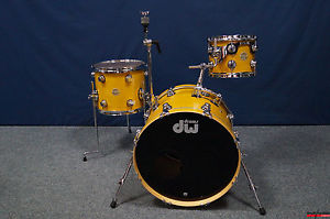 DW USA Collector's Series Satin Oil Shellset in "Satin Amber" - 20,10,13"
