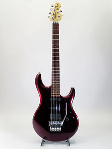 1990's MUSIC MAN Luke Pearl Red Electric Guitar Free Shipping