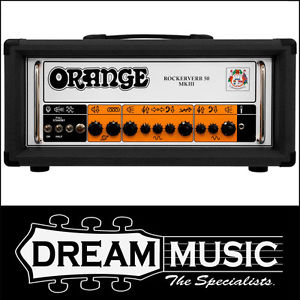Orange RK50H MKIII Rockerverb Mark 3 50W Tube Guitar Amp Head BLACK RRP$2999