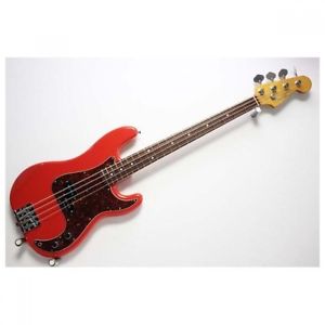 Fender Japan PB62 Precision Bass Fiesta Red Alder Body Used Electric Bass Guitar