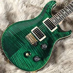 Paul Reed Smith Custom24 "Swamp Ash" Emerald Green with Trans Green Back Guitar