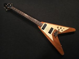 Epiphone KORINA Flying V BASS with Gold Parts Electric Bass Guitar EXC w/GigBag