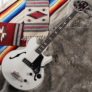 Epiphone Limited Edit Jack Casady Signature Bass Guiter AW Alpine White Japanese