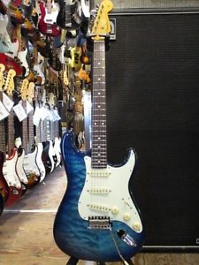 Fender Japan ST62 QT Blue w/soft case Free shipping Guiter Bass From JAPAN #T589