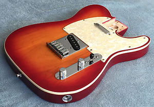 Fender American DELUXE TELECASTER BODY LOADED Top Binding Sunburst S-1 USA Tele