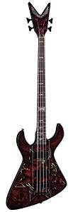 Dean Demonator 4 Electric Bass Guitar - Chaos