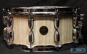 Gretsch Gold Series 6.5x14 Snare Drum White Weathered Maple