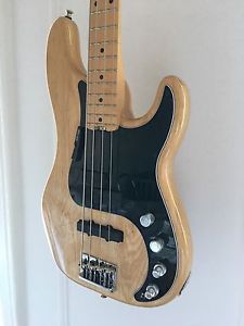 Fender American Elite Ash Maple P Bass with Bartolini Zeromod Straplock Elixirs