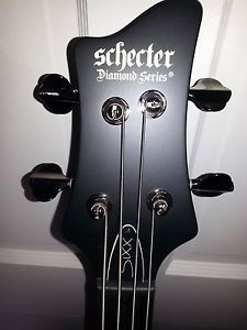 Schecter Guitar Research NIKKI SIXX Electric Bass Guitar Satin Black NEW in box
