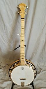 USED - Deering 5 String Goodtime II Banjo: With HardCase, Strap, & Spikes