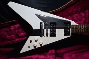 Gibson Flying V 80's Michael Schenker Dot position Mod Electric Free Shipping