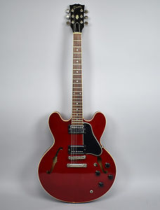 1986 Gibson Vintage ES-335 Cherry Red Semi Hollow Electric Guitar USA w/HSC