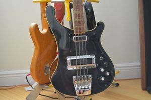 1976 RICKENBACKER Stereo 4001 Bass Rare all Black!