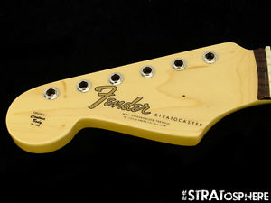 * LEFTY Fender Vintage 65 USA Strat NECK Stratocaster Thick C American #319