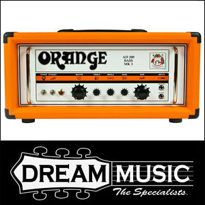 Orange AD200 200W All Valve Tube Bass Amp Head - Made In England RRP$3199