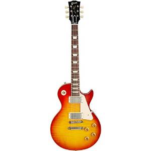 Gibson Custom Shop LPR93VOSTBNH1 1959 Les Paul Reissue VOS-2013 Electric Guitar, Sunrise Teaburst