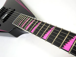 EDWARDS E-AL-166 PINK SAWTOOTH New    w/ Gigbag