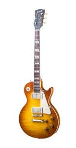 Gibson Custom Shop CSLPSLSITNH1 CS Les Paul Long Scale Solid-Body Electric Guitar, Iced Tea