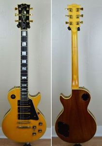 GIBSON LES PAUL CUSTOM 3 micros 1976 Rare USA
