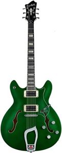 Hagstrom Viking Deluxe Custom LTD - Emerald Green Metallic - Halbresonanzgitarre