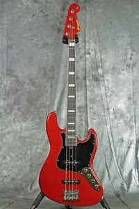 MOON JB-302Nordstrand Transparent Red Electric bass w/ Soft case Right hand