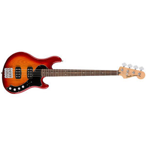 Fender Deluxe Dimension Bass Rosewood Fretboard Aged Cherry Burst w/Gig Bag DEMO