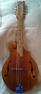 Instrument #291 fine handcarved f mandolin luthier burgess one piece maple back