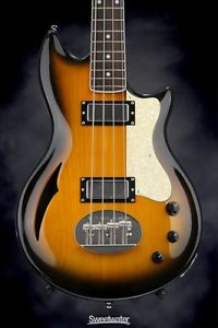 Lakland Skyline Hollowbody 30 Short Scale -Tobacco Sunburst, Rose (Open Box)