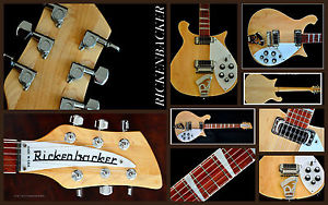 Unplayed 2008 Rickenbacker 620 Natural Maple Neck Through Body Electric Guitar