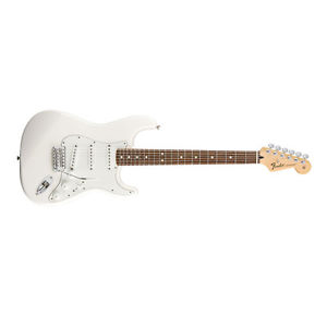 Fender Standard Stratocaster Strat Rosewood Fretboard Arctic White DEMO